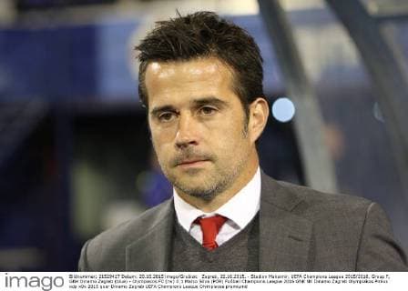 Zagreb, 20.10.2015. - Stadion Maksimir, UEFA Champions League 2015 2016, Group F, GNK Dinamo Zagreb (blue) - Olympiacos FC (rw) 0:1 Marco Silva (POR)