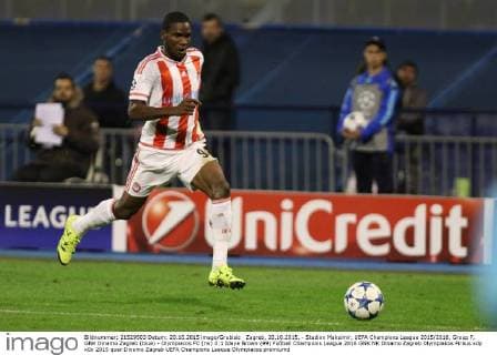 Zagreb, 20.10.2015. - Stadion Maksimir, UEFA Champions League 2015 2016, Group F, GNK Dinamo Zagreb (blue) - Olympiacos FC (rw) 0:1 Ideye Brown (99)