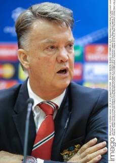 MOSCOW REGION, RUSSIA. OCTOBER 20, 2015. Manchester United ManU s head coach Louis van Gaal speaks during a press conference PK Pressekonferenz ahead of a 2015 16 UEFA Champions League Group Stage match against FC CSKA Moscow. Sergei Savostyanov TASS  TS01038B