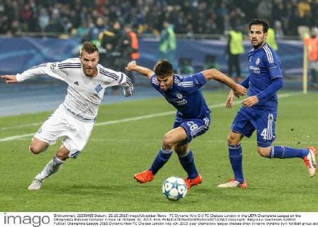 FC Dynamo Kyiv 0-0 FC Chelsea London in the UEFA Champions League on the Olimpiyskiy National Complex in Kyiv on October 20, 2015. Kyiv  Copyright: Ratynskyi Viacheslav 428632