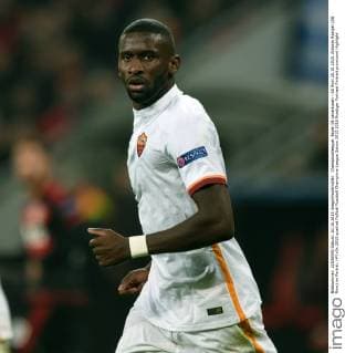 Championsleague: Bayer 04 Leverkusen - AS Rom 20.10.2015. Antonio Rüdiger (AS Rom) im Porträt. HM