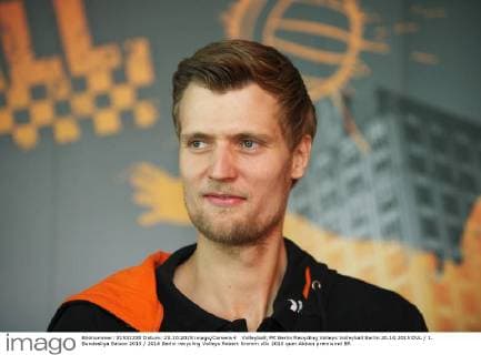 Volleyball, PK Berlin Recycling Volleys Volleyball Berlin 20.10.2015 DVL 1. Bundesliga Saison 2015 2016 Berlin recycling Volleys Robert Kromm