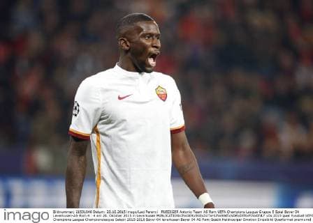 RUEDIGER Antonio Team AS Rom UEFA Champions League Gruppe E Spiel Bayer 04 Leverkusen-AS Rom 4 : 4 am 20. Oktober 2015 in Leverkusen 