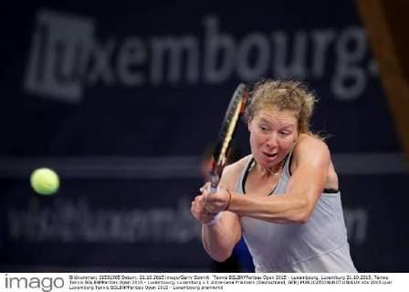 Tennis BGLBNPParibas Open 2015 - Luxembourg, Luxemburg 21.10.2015, Tennis Tennis BGLBNPParibas Open 2015 - Luxembourg, Luxemburg v.l. Anna-Lena Friedsam (Deutschland, GER) 