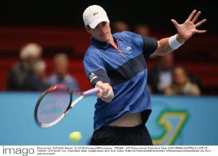 TENNIS - ATP Tennis Herren Erste Bank Open 2015 VIENNA,AUSTRIA,21.OCT.15 - TENNIS - ATP World Tour, Erste Bank Open. Image shows John Isner (USA). GEPAxpictures xMarioxKneisl
