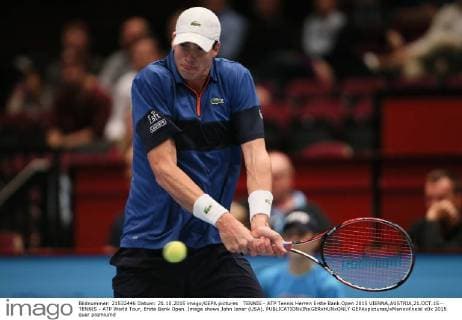 TENNIS - ATP Tennis Herren Erste Bank Open 2015 VIENNA,AUSTRIA,21.OCT.15 - TENNIS - ATP World Tour, Erste Bank Open. Image shows John Isner (USA). GEPAxpictures xMarioxKneisl