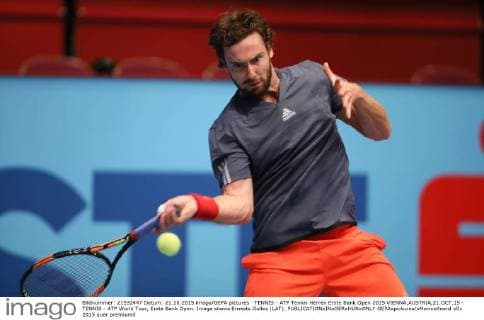 TENNIS - ATP Tennis Herren Erste Bank Open 2015 VIENNA,AUSTRIA,21.OCT.15 - TENNIS - ATP World Tour, Erste Bank Open. Image shows Ernests Gulbis (LAT). GEPAxpictures xMarioxKneisl
