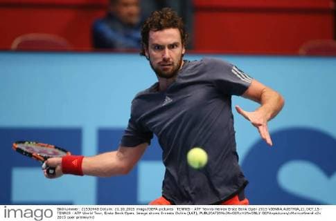 TENNIS - ATP Tennis Herren Erste Bank Open 2015 VIENNA,AUSTRIA,21.OCT.15 - TENNIS - ATP World Tour, Erste Bank Open. Image shows Ernests Gulbis (LAT). GEPAxpictures xMarioxKneisl