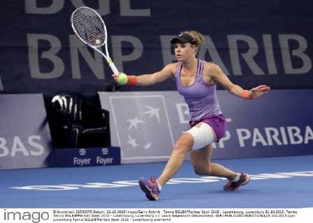 Tennis BGLBNPParibas Open 2015 - Luxembourg, Luxemburg 21.10.2015, Tennis Tennis BGLBNPParibas Open 2015 - Luxembourg, Luxemburg v.l. Laura Siegemund (Deutschland, GER) 