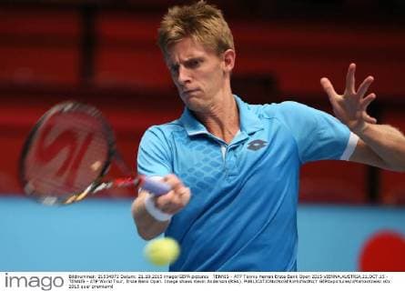 TENNIS - ATP Tennis Herren Erste Bank Open 2015 VIENNA,AUSTRIA,21.OCT.15 - TENNIS - ATP World Tour, Erste Bank Open. Image shows Kevin Anderson (RSA). GEPAxpictures xMarioxKneisl