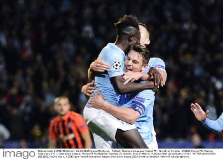 Fußball, Champions League, Malmö FF - Shakhtar Donetsk 151021 Malmö FFs Markus Rosenberg 1-0 - Champions League, Malmö FF vs Shakhtar Donetsk 21 oktober 2015 in Malmö.  PETTERxARVIDSON BB151021PA086