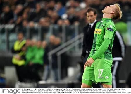 Fußball, Champions League, Juventus Turin - Borussia Mönchengladbach Oscar WEndt Borussia Torino 21-10-2015 Juventus Stadium Football Calcio Champions League 2015 2015 Group Stage Group D Juventus - Borussia Monchengladbach andreaxstaccioli