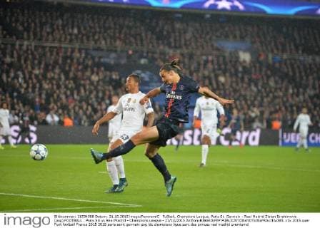 Fußball, Champions League, Paris St. Germain - Real Madrid Zlatan Ibrahimovic (psg) FOOTBALL : Paris SG vs Real Madrid - Champions League - 21 10 2015 AnthonyBIBARD FEP 