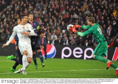 Fußball, Champions League, Paris St. Germain - Real Madrid CRISTIANO RONALDO (rm) !FOOTBALL : Paris SG vs Real Madrid - Champions League - 21 10 2015 FEP 