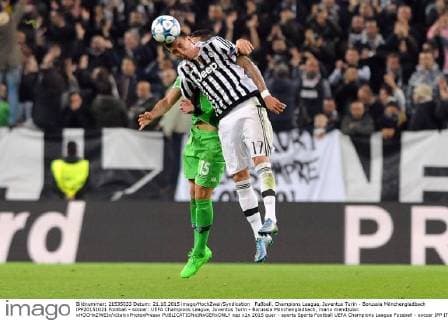 Fußball, Champions League, Juventus Turin - Borussia Mönchengladbach IPP20151021 Football - soccer: UEFA Champions League, Juventus Turin - Borussia Mönchengladbach, mario mandzukic xHOCHxZWEIx xItalyxPhotoxPressx 
