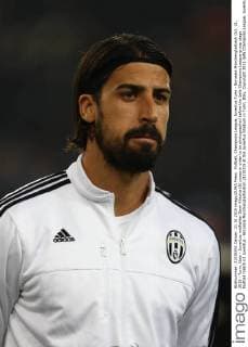 Fußball, Champions League, Juventus Turin - Borussia Mönchengladbach Oct. 21, 2015 - Turin, Italy - Juventus midfielder Sami Khedira (6) poses in order to be photographed before the Uefa Champions League group stage football match n3 Juventus - Borussia Monchengladbachon 21 10 15 at the Juventus Stadium in Turin, Italy. Copyright 2015 Uefa Champions League, Juventus v Borussia  - ZUMAn230