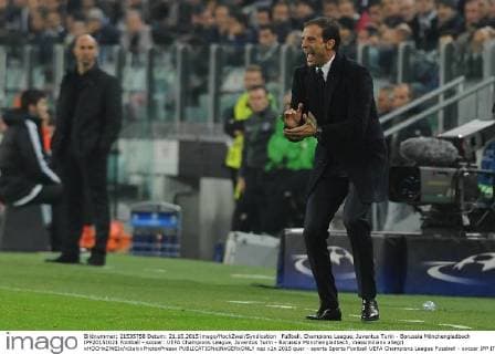 Fußball, Champions League, Juventus Turin - Borussia Mönchengladbach IPP20151021 Football - soccer: UEFA Champions League, Juventus Turin - Borussia Mönchengladbach, massimiliano allegri xHOCHxZWEIx xItalyxPhotoxPressx 