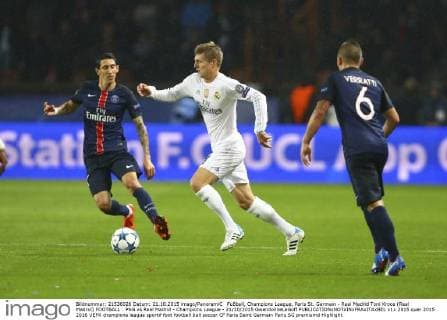 Fußball, Champions League, Paris St. Germain - Real Madrid Toni Kroos (Real Madrid) FOOTBALL : PSG vs Real Madrid - Champions League - 21 10 2015 GwendolineLeGoff 
