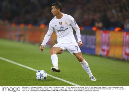 Fußball, Champions League, Paris St. Germain - Real Madrid Cristiano Ronaldo (Real Madrid) FOOTBALL : PSG vs Real Madrid - Champions League - 21 10 2015 GwendolineLeGoff 
