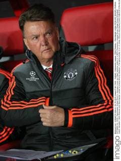 FuÃŸball, Champions League, ZSKA Moskau - Manchester United MOSCOW REGION, RUSSIA. OCTOBER 21, 2015. Manchester United ManU s manager Louis van Gaal watches action in a UEFA Champions League Group Stage Group B football match between CSKA Moscow and Manchester United at Arena Khimki Stadium. The game ended in a 1-1 draw. Artyom Korotayev TASS  TS01051F