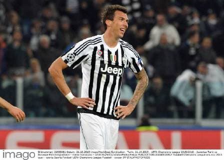 Turin, 21.10.2015 - UEFA Champions League 2015 2016 - Juventus Turin vs Borussia Mönchengladbach - mario mandzukic - xHOCHxZWEIx xItalyxPhotoxPressx