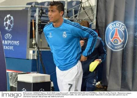 CRISTIANO RONALDO (rm) FOOTBALL : Paris SG vs Real Madrid - Champions League - 21 10 2015 AnthonyBIBARD FEP 
