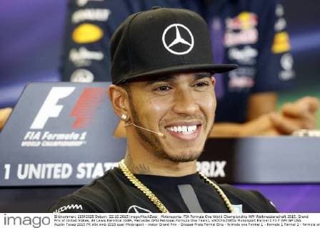 Motorsports: FIA Formula One World Championship WM Weltmeisterschaft 2015, Grand Prix of United States, 44 Lewis Hamilton (GBR, Mercedes AMG Petronas Formula One Team), xHOCHxZWEIx