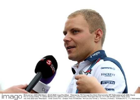 Motorsports: FIA Formula One World Championship WM Weltmeisterschaft 2015, Grand Prix of United States, 77 Valtteri Bottas (FIN, Williams Martini Racing), xHOCHxZWEIx