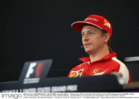 Motorsports: FIA Formula One World Championship WM Weltmeisterschaft 2015, Grand Prix of United States, 7 Kimi Raikkonen (FIN, Scuderia Ferrari), xHOCHxZWEIx