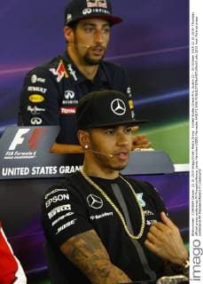 United States Grand Prix, Austin 22 - 25 October 2015 22.10.2015- Thursday official press conference PK Pressekonferenz Lewis Hamilton (GBR) Mercedes AMG F1 W06 
