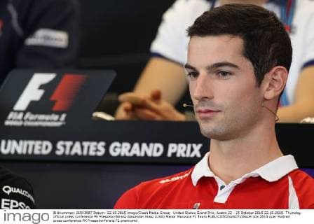 United States Grand Prix, Austin 22 - 25 October 2015 22.10.2015- Thursday official press conference PK Pressekonferenz Alexander Rossi (USA) Manor Marussia F1 Team 