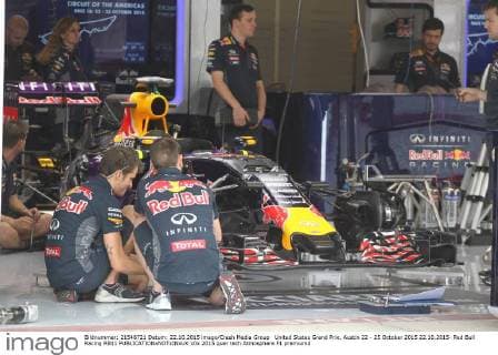 United States Grand Prix, Austin 22 - 25 October 2015 22.10.2015- Red Bull Racing RB11 