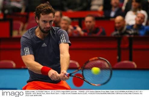 TENNIS - ATP Tennis Herren Erste Bank Open 2015 VIENNA,AUSTRIA,23.OCT.15 - TENNIS - ATP World Tour, Erste Bank Open. Image shows Ernests Gulbis (LAT). GEPAxpictures xMarioxKneisl
