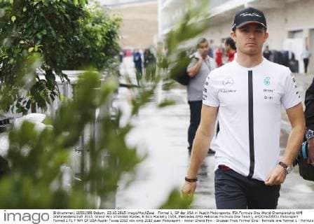 Formel 1, GP der USA in Austin Motorsports: FIA Formula One World Championship WM Weltmeisterschaft 2015, Grand Prix of United States, 6 Nico Rosberg (GER, Mercedes AMG Petronas Formula One Team), xHOCHxZWEIx