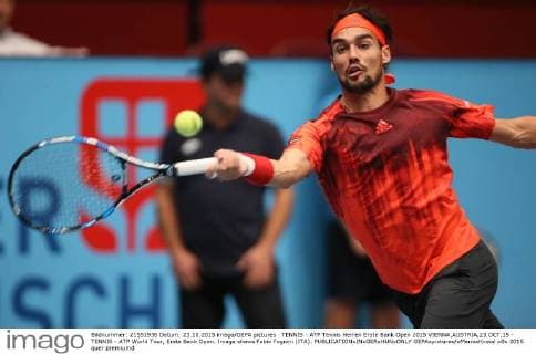 TENNIS - ATP Tennis Herren Erste Bank Open 2015 VIENNA,AUSTRIA,23.OCT.15 - TENNIS - ATP World Tour, Erste Bank Open. Image shows Fabio Fognini (ITA). GEPAxpictures xMarioxKneisl