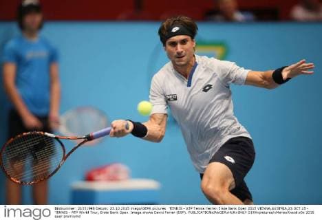 TENNIS - ATP Tennis Herren Erste Bank Open 2015 VIENNA,AUSTRIA,23.OCT.15 - TENNIS - ATP World Tour, Erste Bank Open. Image shows David Ferrer (ESP). GEPAxpictures xMarioxKneisl