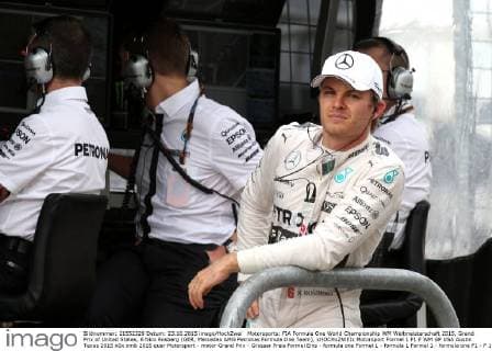 Motorsports: FIA Formula One World Championship WM Weltmeisterschaft 2015, Grand Prix of United States, 6 Nico Rosberg (GER, Mercedes AMG Petronas Formula One Team), xHOCHxZWEIx