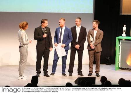 23.10.2015 - Deutsche Akademie für Fussballkultur - Fussballgala - Verleihung Walter Bensemann Preis 2015 JüRa - Sieger 2015 Stickman Soccer