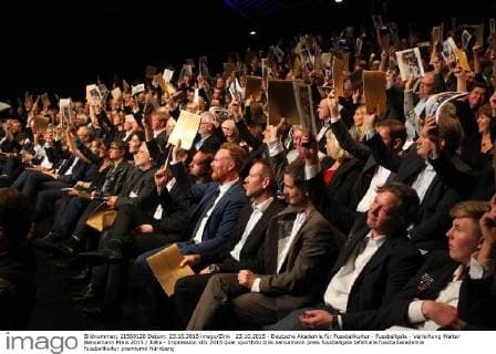 23.10.2015 - Deutsche Akademie für Fussballkultur - Fussballgala - Verleihung Walter Bensemann Preis 2015 JüRa - Impression