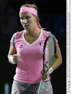 MOSCOW, RUSSIA. OCTOBER 24, 2015. Russia s Svetlana Kuznetsova reacts during her women s single final match against her compatriot Anastasia Pavlyuchenkova at the 2015 Kremlin Cup tennis tournament, at Moscow s Olympiysky Sports Complex. Kuznetsova won with 6-2 and 6-1. Mikhail Japaridze TASS  TS0107FC