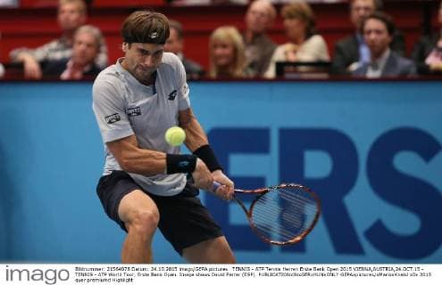 TENNIS - ATP Tennis Herren Erste Bank Open 2015 VIENNA,AUSTRIA,24.OCT.15 - TENNIS - ATP World Tour, Erste Bank Open. Image shows David Ferrer (ESP). GEPAxpictures xMarioxKneisl