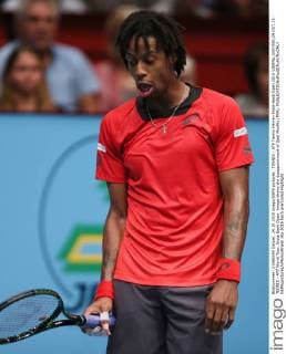 TENNIS - ATP Tennis Herren Erste Bank Open 2015 VIENNA,AUSTRIA,24.OCT.15 - TENNIS - ATP World Tour, Erste Bank Open. Image shows the disappointment of Gael Monfils (FRA). GEPAxpictures xMarioxKneisl