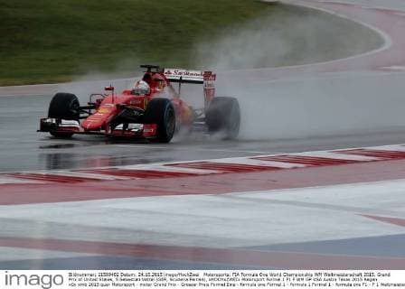 Motorsports: FIA Formula One World Championship WM Weltmeisterschaft 2015, Grand Prix of United States, 5 Sebastian Vettel (GER, Scuderia Ferrari), xHOCHxZWEIx