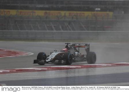 United States Grand Prix, Austin 22 - 25 October 2015 24.10.2015- free practice 3, Nico Hulkenberg (GER) Sahara Force India F1 VJM08 