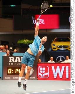 Wien 25.10.2015, Stadthalle, Wien, AUT, ATP Tennis Herren Tour, Erste Bank Open, Finale, im Bild Steve Johnson (USA) Steve Johnson of the United States in action during the final match of Erste Bank Open of ATP Tour at the Stadthalle in Wien, Austria on 2015 10 25.  EP_tha  
