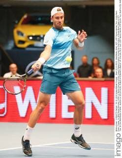 Wien 25.10.2015, Stadthalle, Wien, AUT, ATP Tennis Herren Tour, Erste Bank Open, Finale, im Bild Steve Johnson (USA) Steve Johnson of the United States in action during the final match of Erste Bank Open of ATP Tour at the Stadthalle in Wien, Austria on 2015 10 25.  EP_tha  