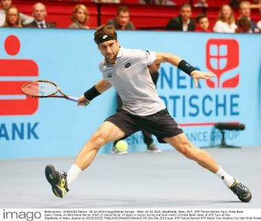 Wien 25.10.2015, Stadthalle, Wien, AUT, ATP Tennis Herren Tour, Erste Bank Open, Finale, im Bild David Ferrer (ESP) David Ferrer of Spain in action during the final match of Erste Bank Open of ATP Tour at the Stadthalle in Wien, Austria on 2015 10 25.  EP_tha  