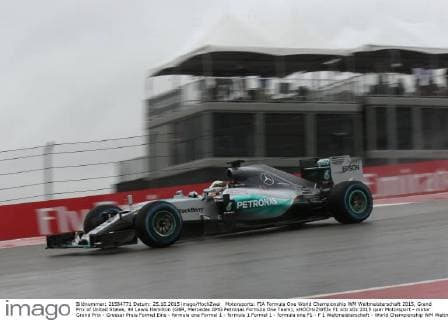 Motorsports: FIA Formula One World Championship WM Weltmeisterschaft 2015, Grand Prix of United States, 44 Lewis Hamilton (GBR, Mercedes AMG Petronas Formula One Team), xHOCHxZWEIx