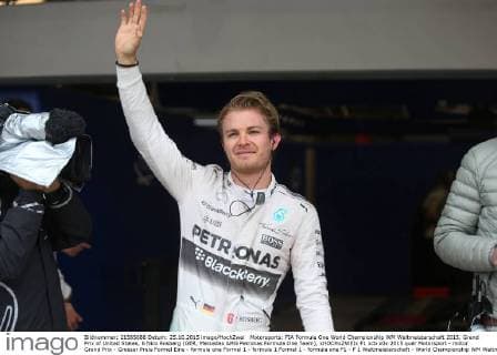 Motorsports: FIA Formula One World Championship WM Weltmeisterschaft 2015, Grand Prix of United States, 6 Nico Rosberg (GER, Mercedes AMG Petronas Formula One Team), xHOCHxZWEIx