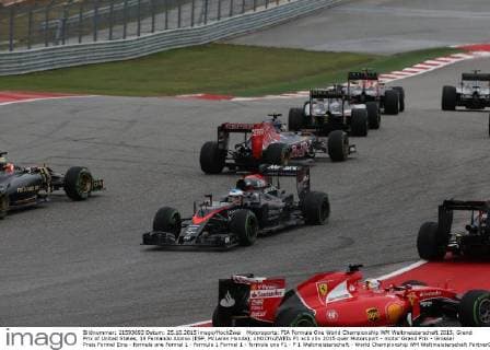 Motorsports: FIA Formula One World Championship WM Weltmeisterschaft 2015, Grand Prix of United States, 14 Fernando Alonso (ESP, McLaren Honda), xHOCHxZWEIx